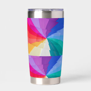 Gourde Isotherme Bouteille d'eau sur motif abstrait