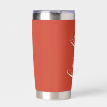 Bride Tribe Bridesmaitres Script Burnt Orange Chic