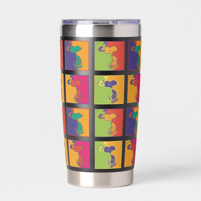 Gourde Isotherme cacahuètes | Snoopy Pop Art Moderne (Extérieur)