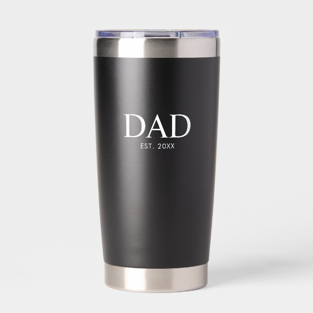 Gourde Isotherme Cadeau Papa Nouvellement Établie (Extérieur)