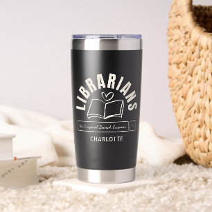 Gourde Isotherme Cadeau Personnalisé Amateur de Livres Bibliothécai