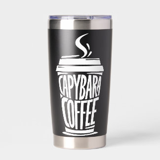 Gourde Isotherme Capybara Coffee Mug | Animal drôle et adorable