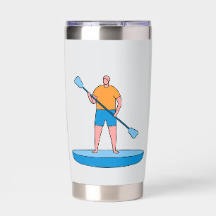 Gourde Isotherme Carte à pédales Standup Retro Vintage Design Cadea