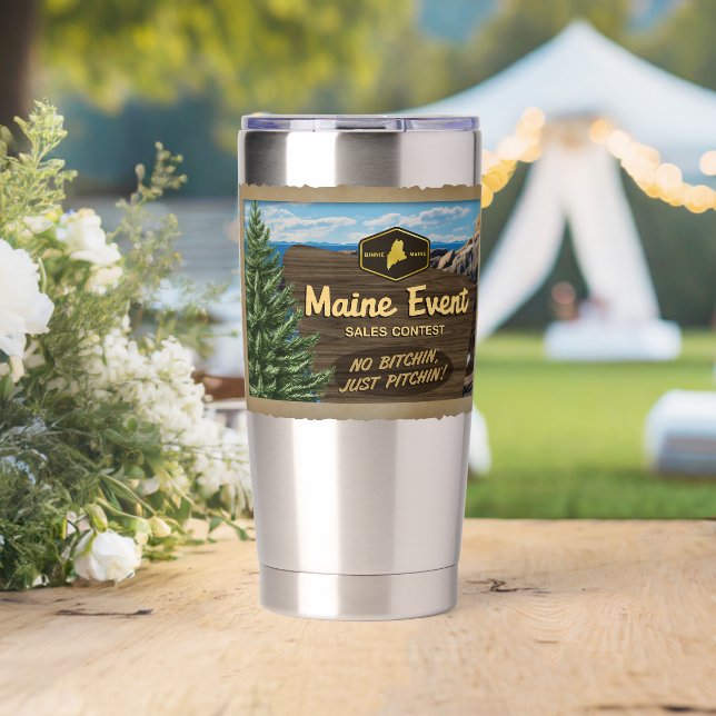 Gourde Isotherme Concours des ventes du Maine Tumbler (Mariage (pivotée))