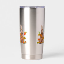 DE Tasse de lièvre en automne