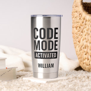 Gourde Isotherme Développeur de code activé en mode code