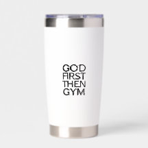Dieu d'abord puis Tasse de Gym – Motivation de spo