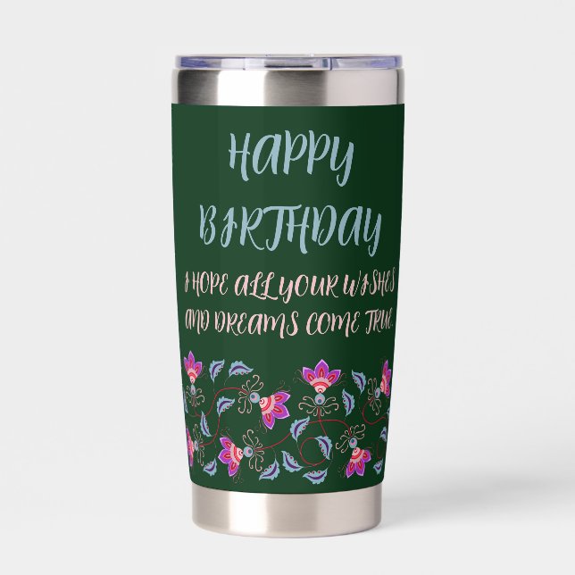 GOURDE ISOTHERME DON D'ANNIVERSAIRE POUR MÈRE, PÈRE, SOEUR, FILS, A (Extérieur)