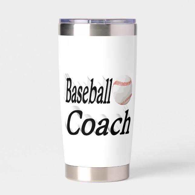 Gourde Isotherme Entraîneur de baseball (Couvercle)