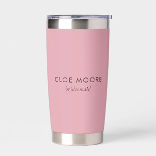 Gourde Isotherme Épouse rose pâle