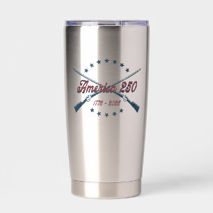 Gourde Isotherme Fusils Croisés America 250 Patriotique 1776-2026