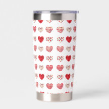 gobelet d'eau de la Saint-Valentin