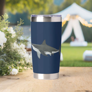 Gourde Isotherme Grand requin blanc