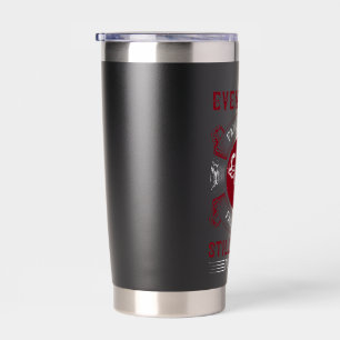 Gourde Isotherme Graphisme de motivation hardcore pour salle de spo