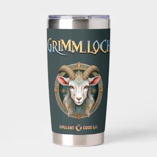 Gourde Isotherme Grimmloch Goat Emblem Fantasy RPG