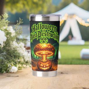Gourde Isotherme Halloween de destruction massive Citrouille radioa