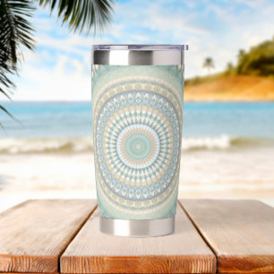 Gourde Isotherme Hippie Trippy Éclectique Pastel Bohème Groovy Mand