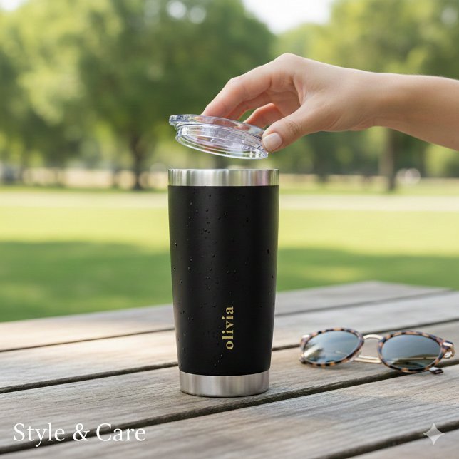 Gourde Isotherme Insulated Tumbler with Custom Brand Text (Insulated Tumbler with Custom Brand Text)