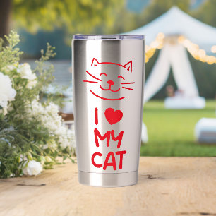 Gourde Isotherme J'adore mon chat