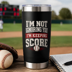 Gourde Isotherme Je garde le score Drôle de marqueur de baseball no