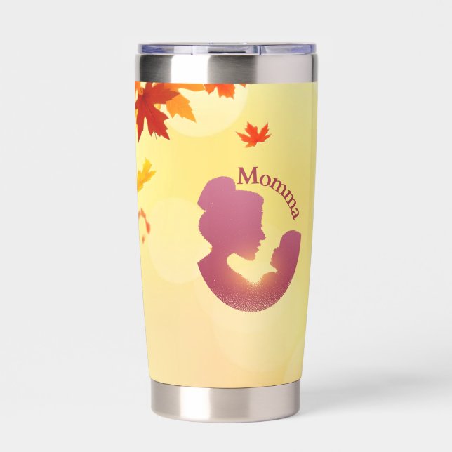 Gourde Isotherme Je t'aime maman (Extérieur)