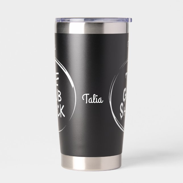 Gourde Isotherme La cabane de grenouilles Noire (Gauche)