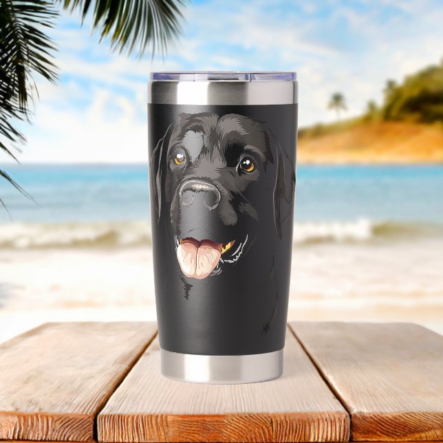 Gourde Isotherme Labrador Retriever Dog Motif Pet Art Labrador Retr (Plage (pivotée))