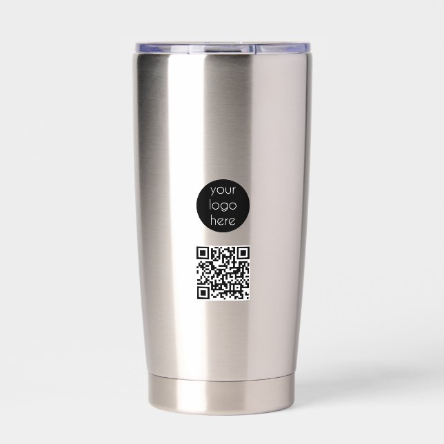 Gourde Isotherme Logo d'entreprise Code QR promotionnel de la socié (Extérieur)