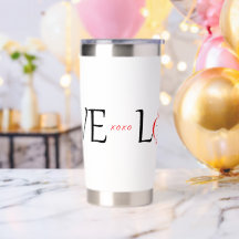 Love xoxo design de caractères texte