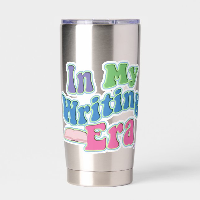 Gourde Isotherme My Writing Era Fun Auteur Slogan (Extérieur)