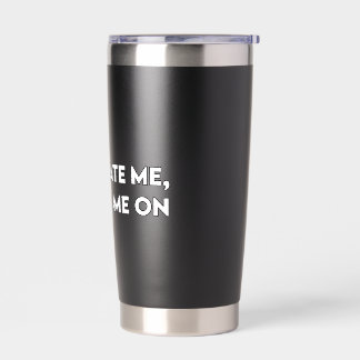 Gourde Isotherme N'Aie Pas de Haine envers Moi Graphique Gras Sarca