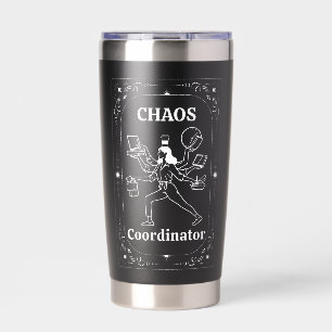 Gourde Isotherme Organisateur de chaos Carte Tarot Amie Maman Sœur 