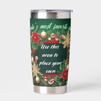 Gourde Isotherme Personalized Christmas Fram On A