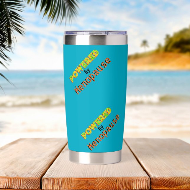 Gourde Isotherme Propulsé par Ménopause 3  (Plage (pivotée))