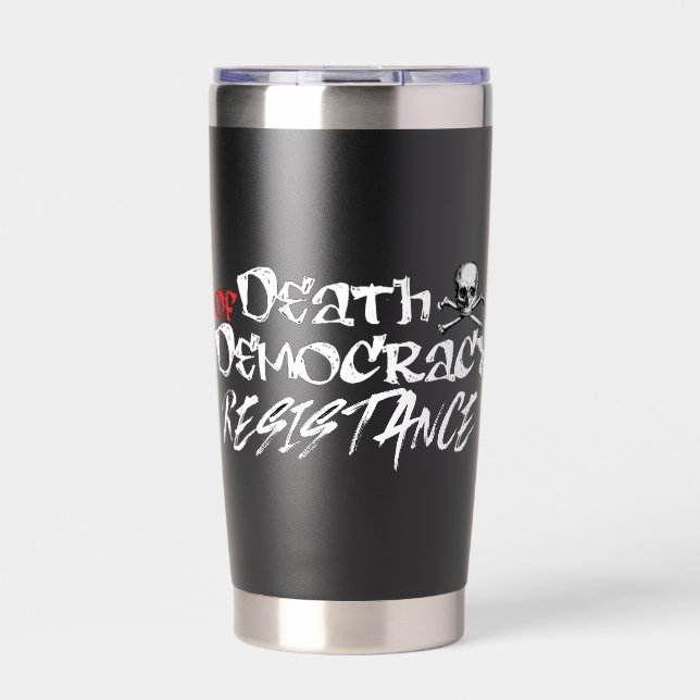 Gourde Isotherme Résister à la mort de la démocratie (Extérieur)