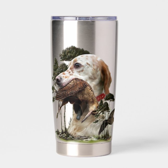 Gourde Isotherme Saison de chasse à la bécasse (Couvercle)