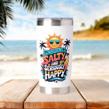 Salé brûlé au soleil et heureux - Retro Beach Vibe