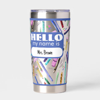 Gourde Isotherme School supplies pattern