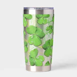 Gourde Isotherme Shamrock vert St Patrick's