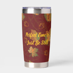 Gourde Isotherme Simplement rester immobile feuilles d'automne