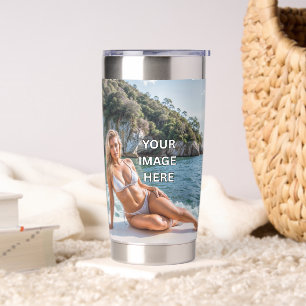 Gourde Isotherme SIP! ☕ Tasse Thermique Personnalisée – Design Chau
