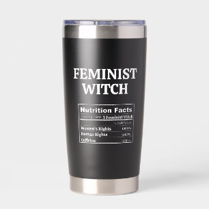 Gourde Isotherme Sorcière féministe amoureuse du café pour la justi