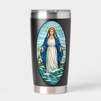 Gourde Isotherme Stella Maris titre marial catholique Notre Dame Ét