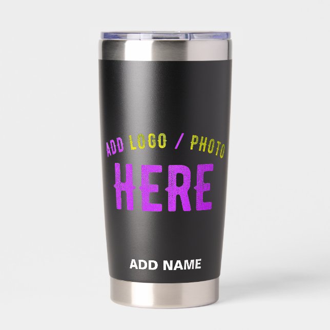 GOURDE ISOTHERME STYLISH MODERN CUSTOMIZABLE BLACK VERIFIED BRANDED (Extérieur)