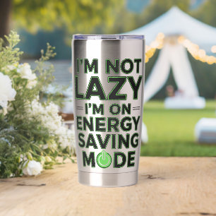 Gourde Isotherme Tasse à humour paresseux Mode Économie d'Énergie D