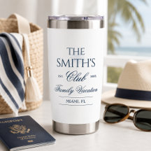 Tasse de réunion de famille, gobelet de vacances p