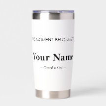 Tasse personnalisée "Ce moment vous appartient"