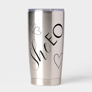 Gourde Isotherme Tasse thermique de style professionnel SheEO
