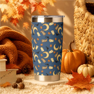 Gourde Isotherme Tasse Thermique Lunaire Halloween Celeste