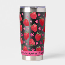 Tumbler Floral à la Mûre Sucrée